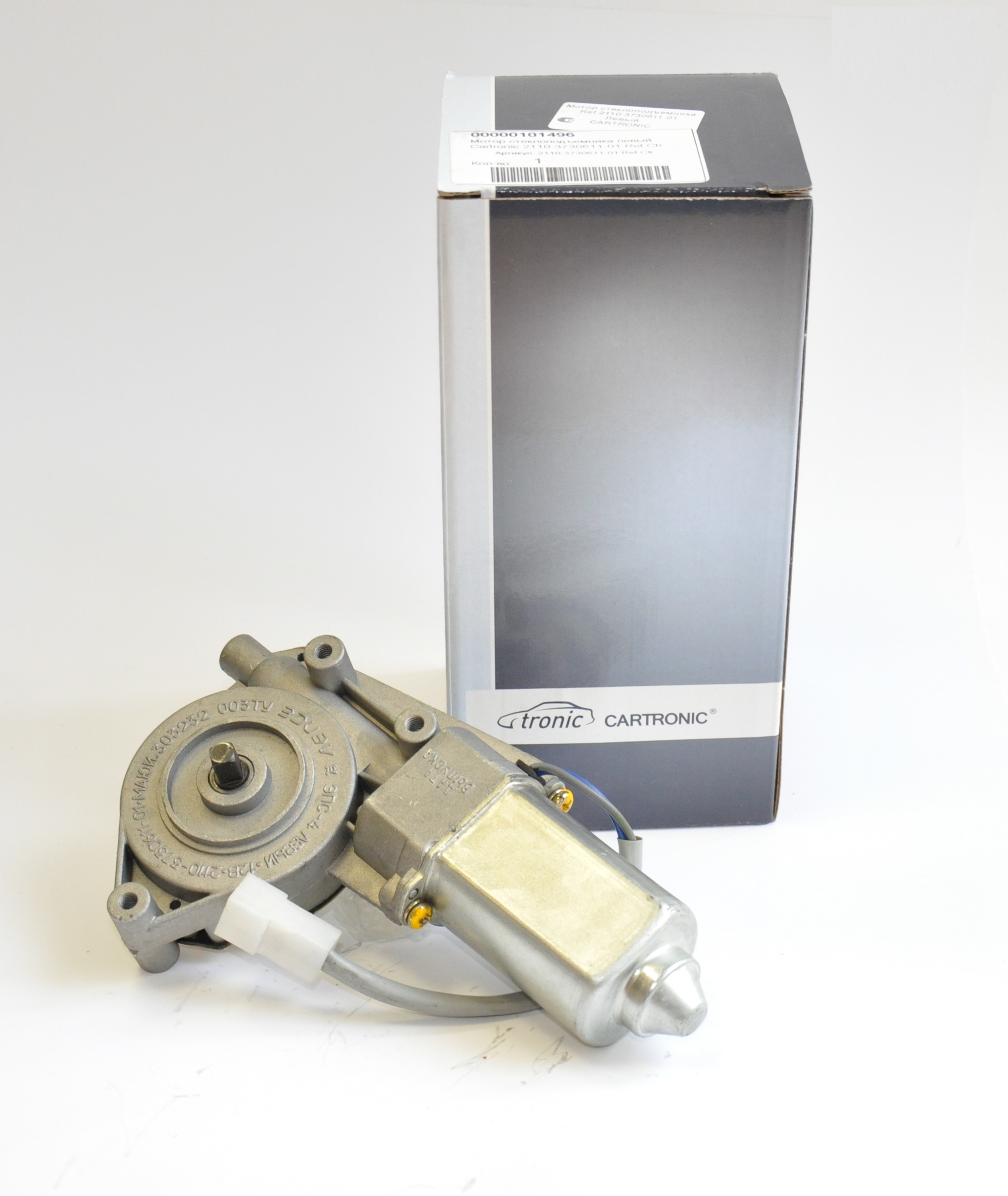 Моторедуктор стеклоподъемника левый Cartronic CRTR0101496 20.3780/ 2110-3730611-01 Ref.