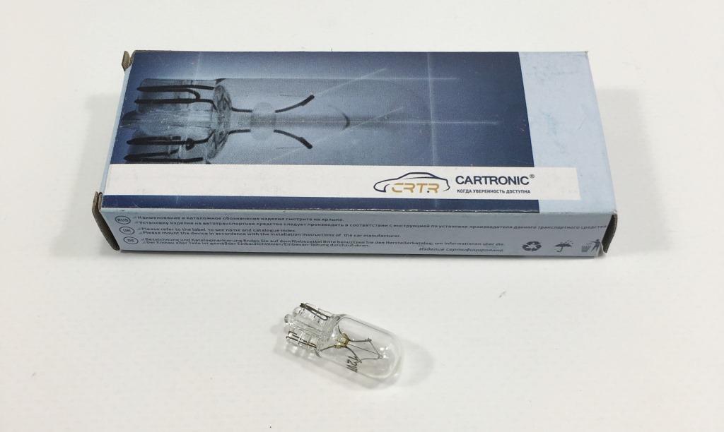 Лампа W5W 12V Cartronic CRTR0100550